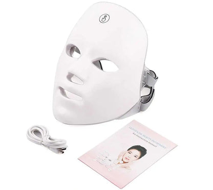Masque LED Visage et Cou – Soin Réparateur et Rajeunissant