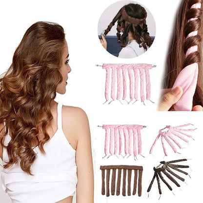 Bandeau Capillaire Curling - Créez des Boucles Naturelles Sans Chaleur