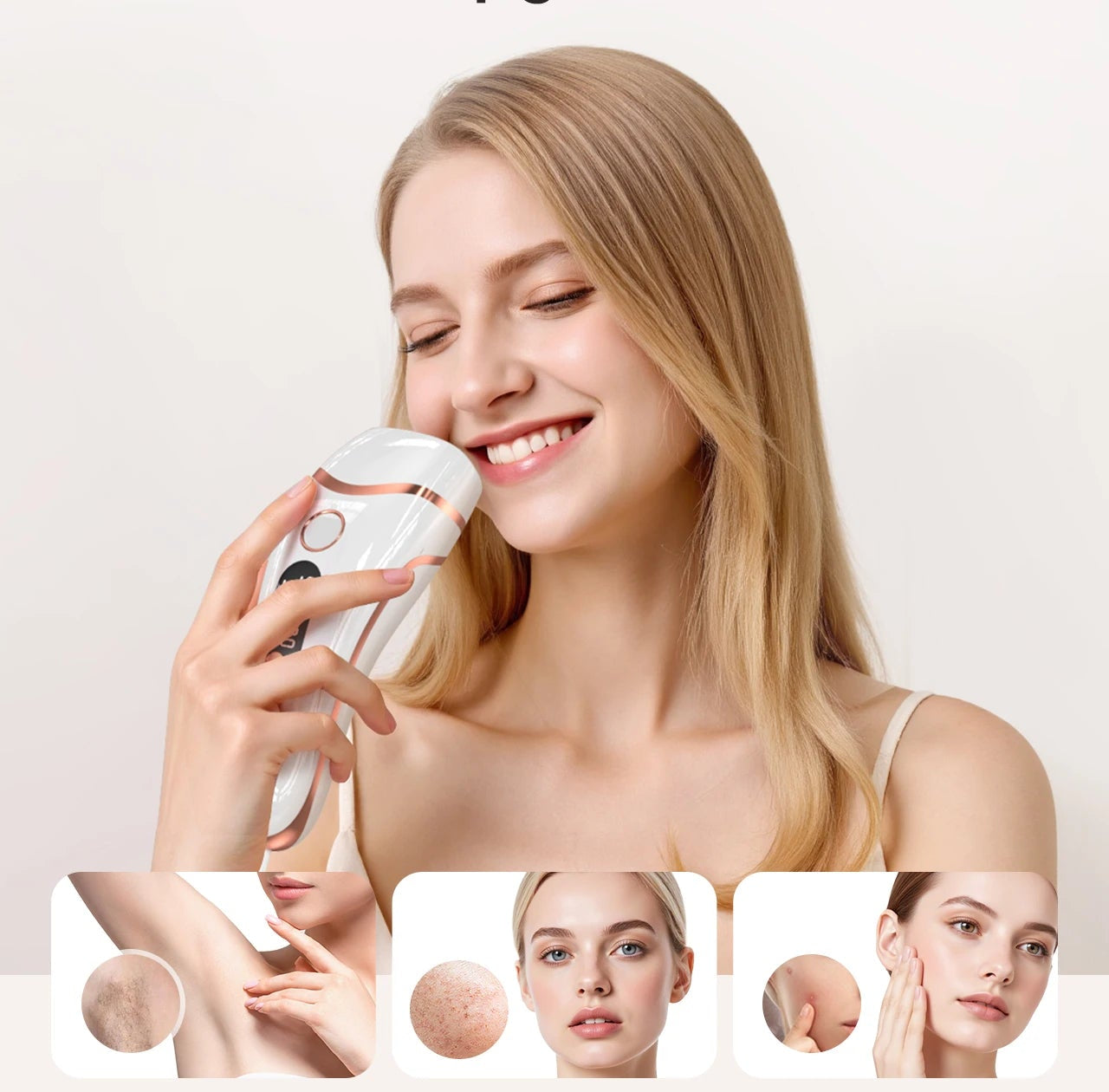 Appareil d'Épilation à Lumière Pulsée – Épilation Permanente à Domicile