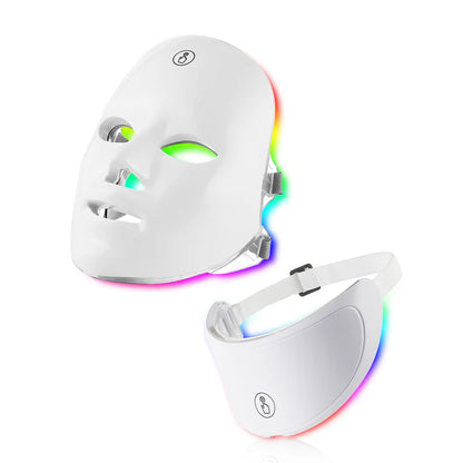 Masque LED Visage et Cou – Soin Réparateur et Rajeunissant